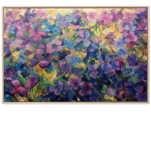 Cuadro pintado por Ana Ortín. Título: Lléname de flores silvestres